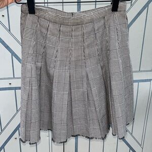 Vintage school uniform mini skirt pleated